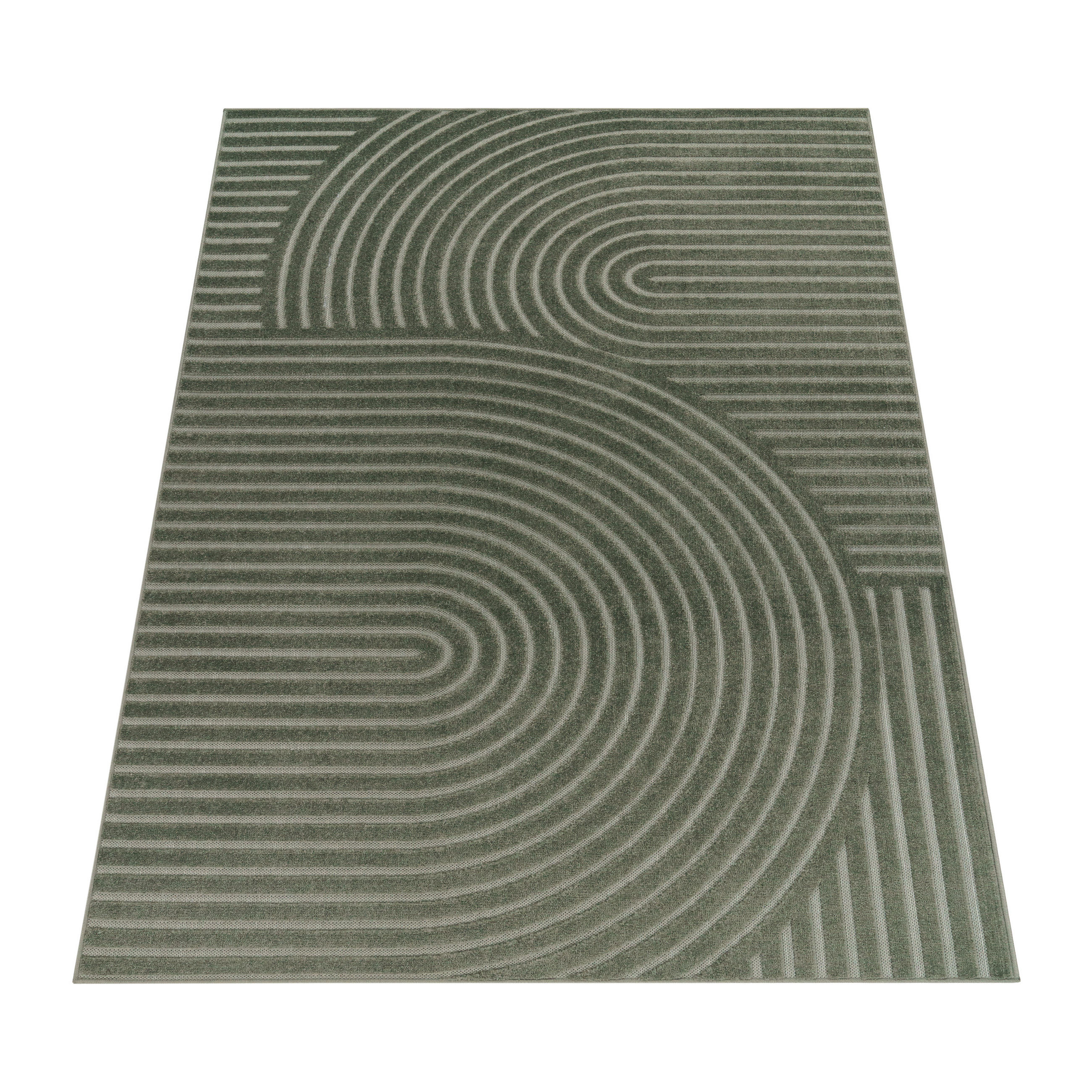 OUTDOORTEPPICH 80/150 cm Cotton 236 - Grün, Textil (80/150cm) - Paco Home