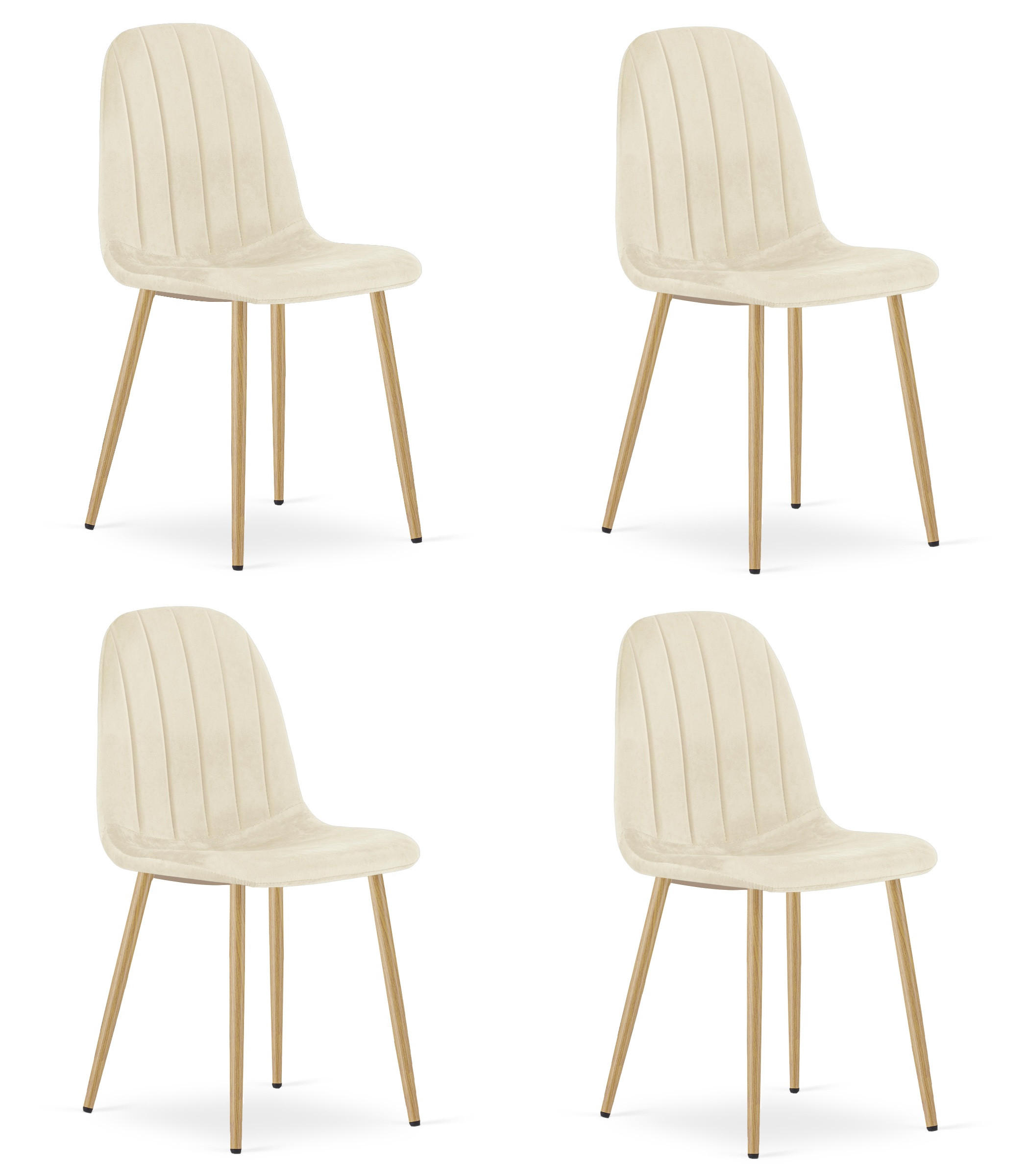 XXXLutz Stuhl Beige 44.5x46x53 cm