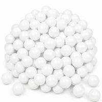 BÄLLEBAD-BÄLLE 50 Stück, Weiß, 5.5 cm - Weiß, Kunststoff (5.5/5.5/5.5cm) - Littletom