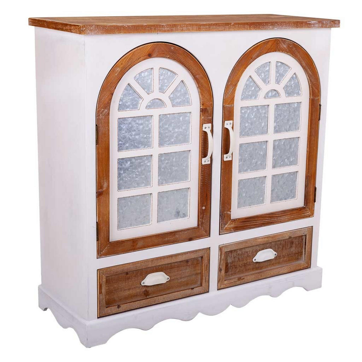 SIDEBOARD aus Holz 90x35x90 cm - Multicolor, Holz (90/90/35cm) - Wanderlust