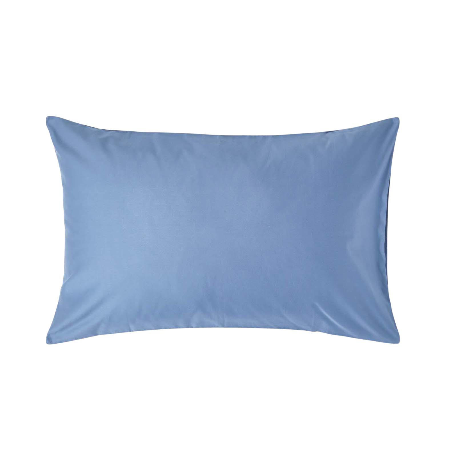 Homescapes Kissenbezug Blau 48x74 cm