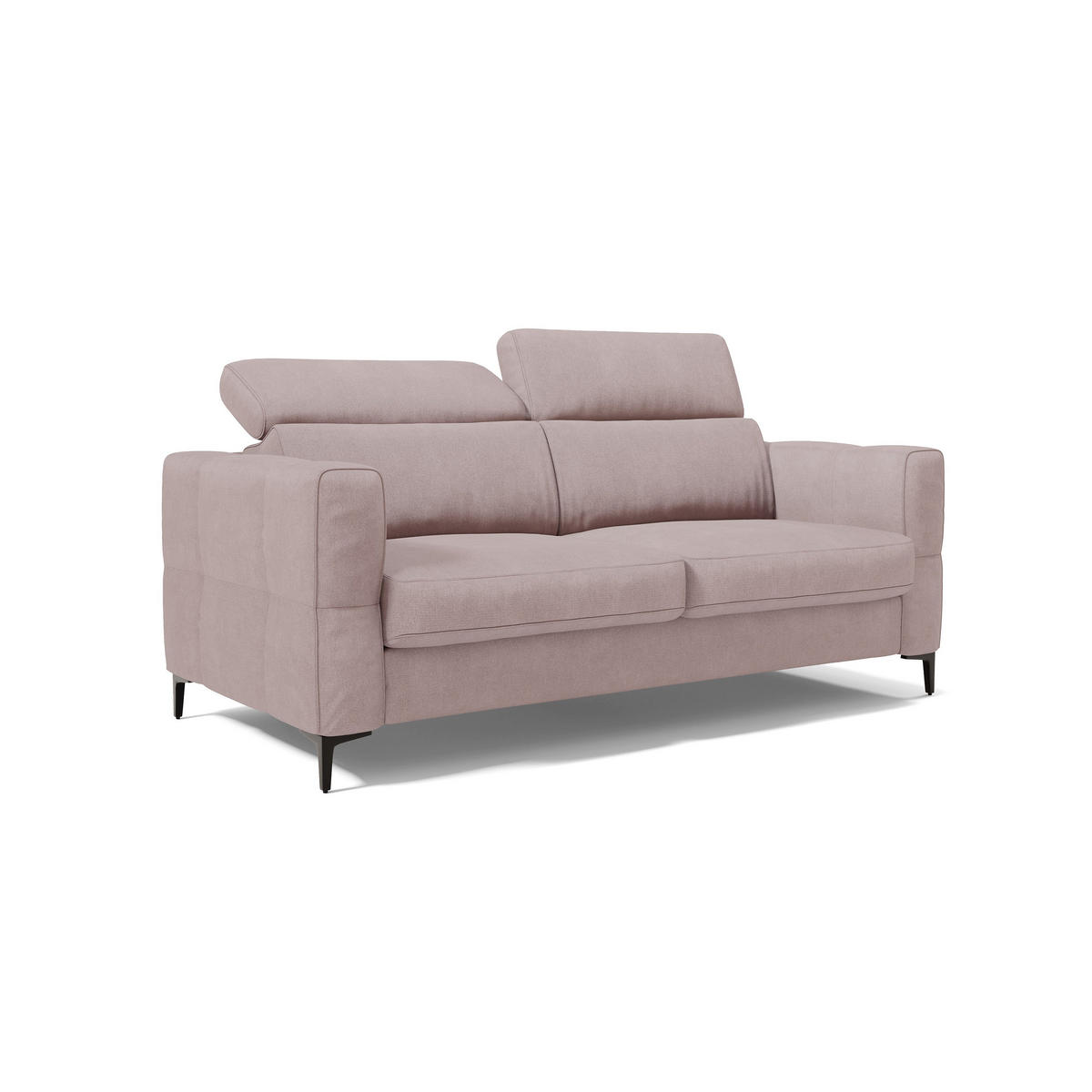 SCHLAFSOFA Gardenia - Rosa, Metall (198/88/94cm) - Divani.store