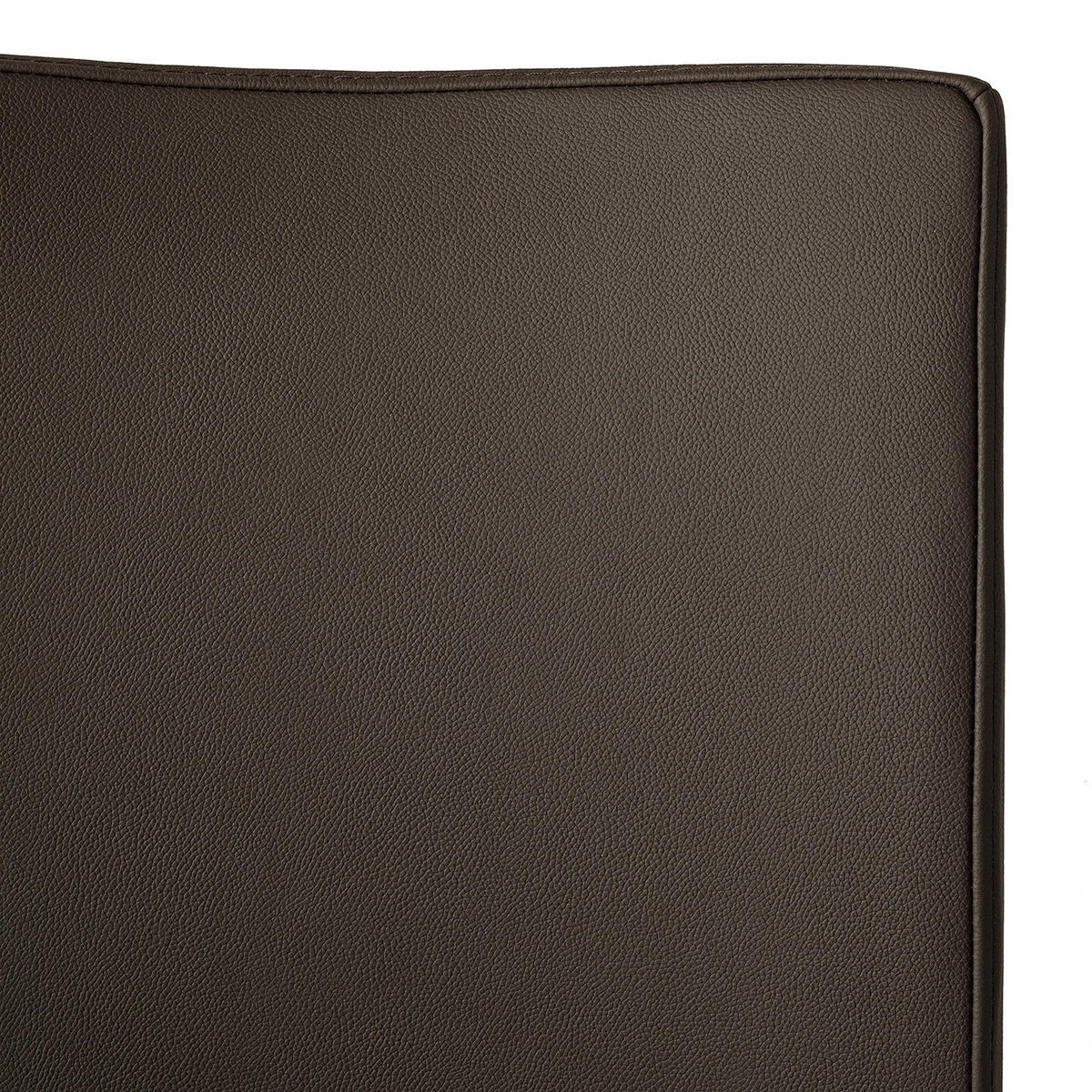 FREISCHWINGER - Edelstahlfarben/Braun, Leder/Metall (43/103/52cm) - home24