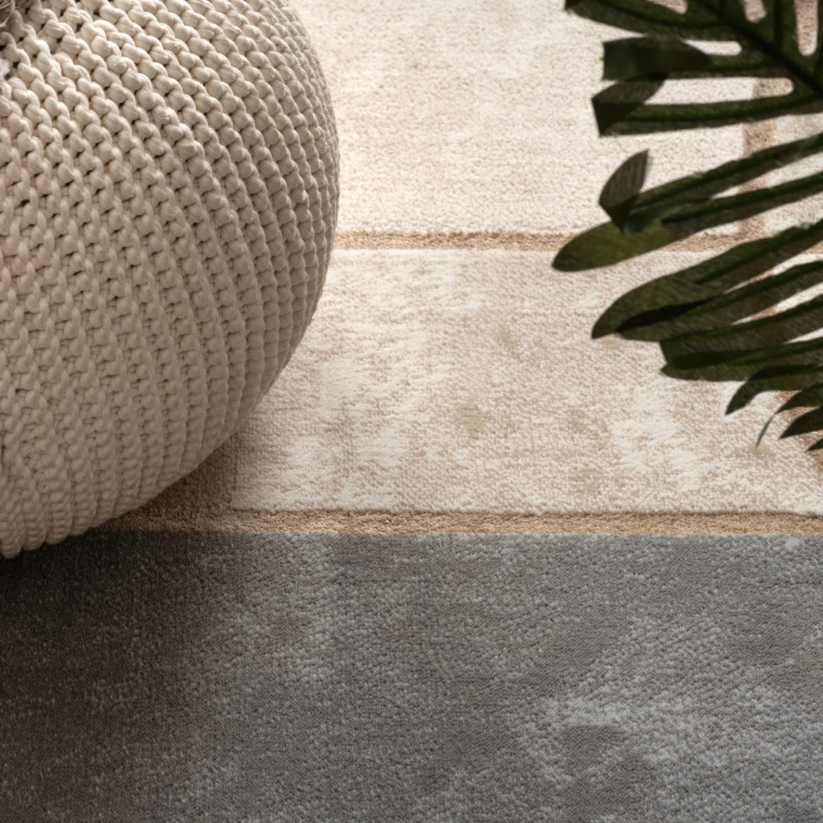 KURZFLORTEPPICH 240/340 cm Tuana 220 - Grau, Kunststoff (240/340cm) - Paco Home