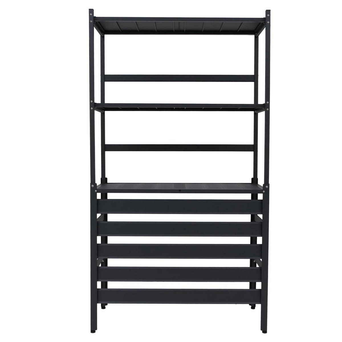 VERKLEIDUNG für Klimaanlage/Wärmetauscher 163x90x38cm Anthrazit - Anthrazit, Metall (90/163/38cm) - PROREGAL