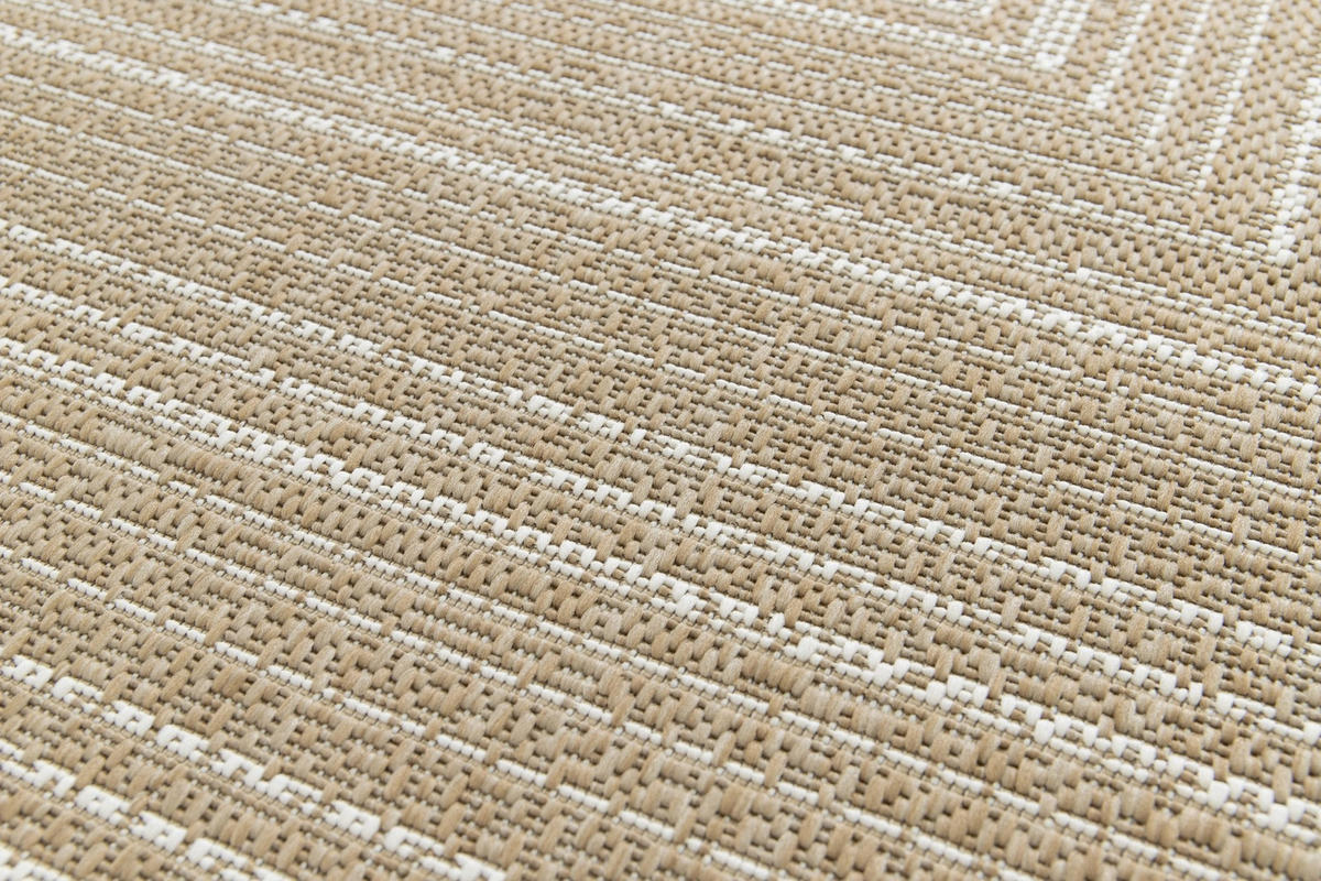 TEPPICH für Innen und Außen im Designstil beige - Beige, Textil (120/170cm) - AFK Living