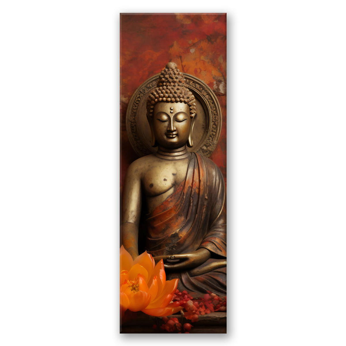 KUNSTDRUCK Braun 40/120 cm - Braun, Textil (40/120cm) - KUNSTLOFT