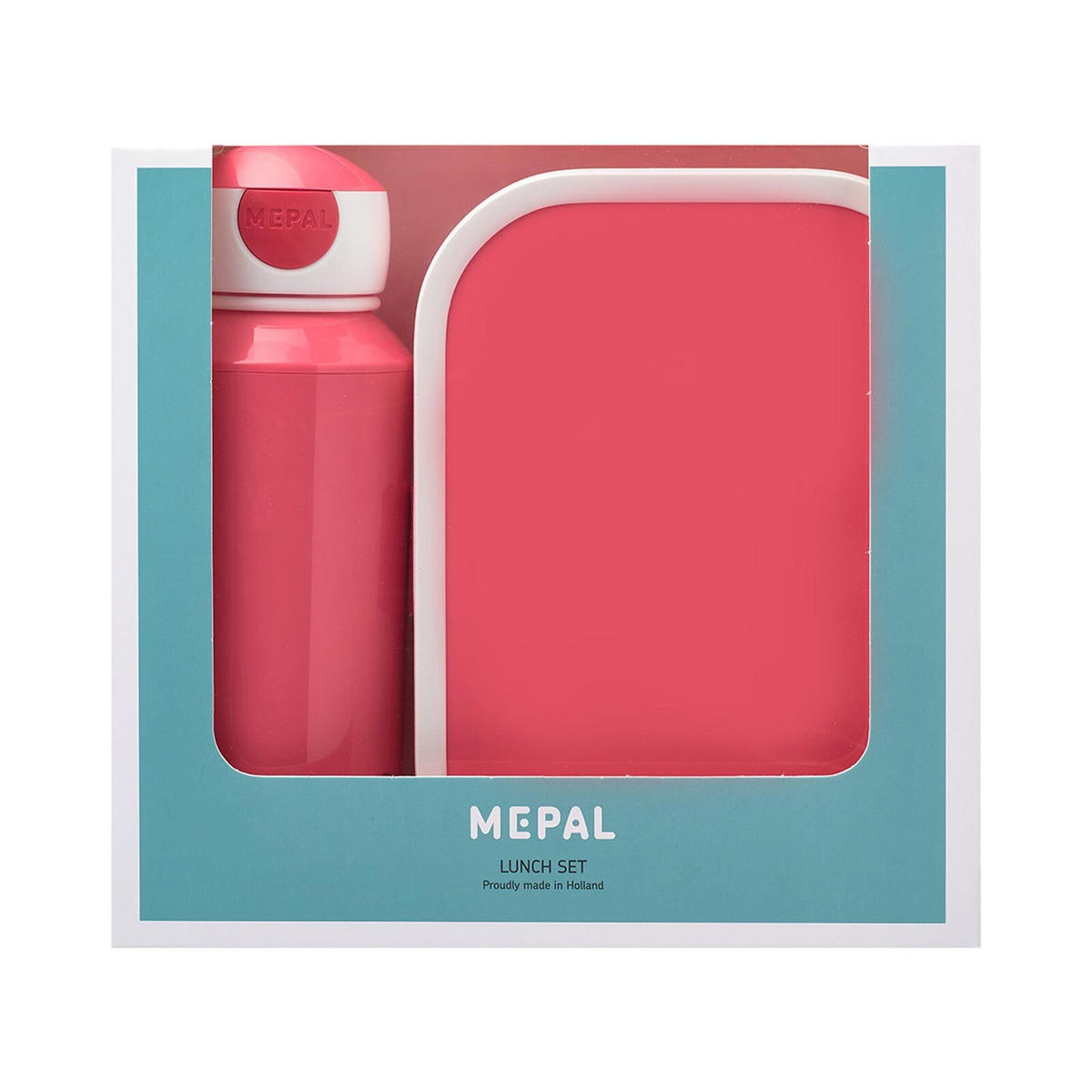 LUNCHSET Campus pink 400 ml + 700 ml 2er Set - Pink, Kunststoff (7.5/18.8/20.5cm) - Mepal