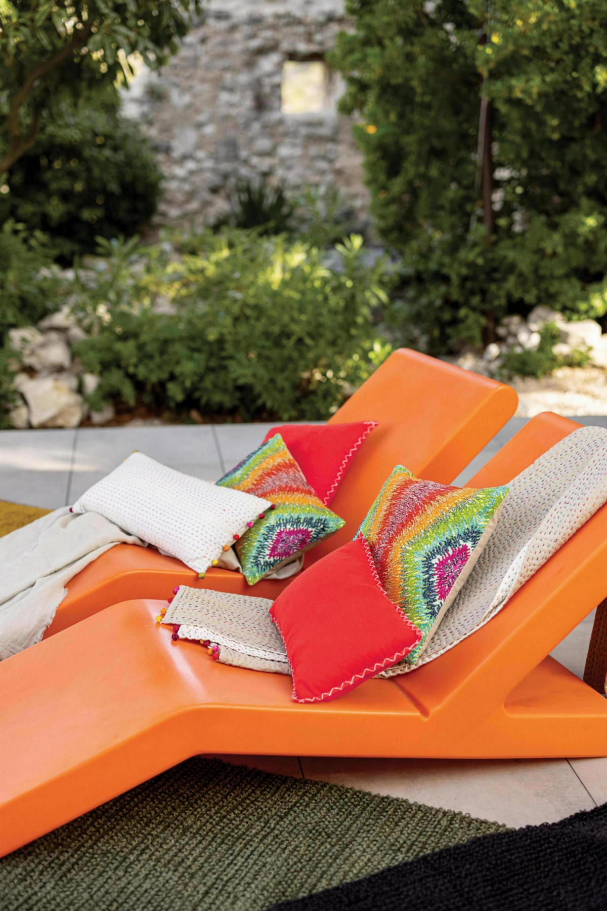 KISSEN Gastounet multico 30 x 50 cm - Multicolor, Textil (50/30cm) - Vivaraise