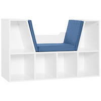 KINDERREGA DE-15457 102/30/61 cm, 6 Fächer Blau - Blau, Holzwerkstoff (102/61/30cm) - ComfortXL