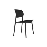 ESSZIMMERSTUHL Cheer 49/42/81 cm - Schwarz, Kunststoff (42/81/49cm) - Leitmotiv