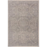 FLACHGEWEBETEPPICH Tosca Grau 195x285 cm - Grau, Textil (195/285cm) - benuta Pop