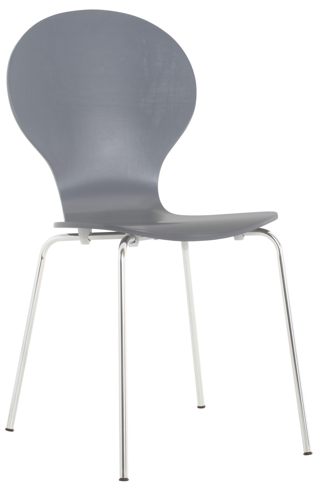 Deluke Besucherstuhl Grau 43x86x45 cm