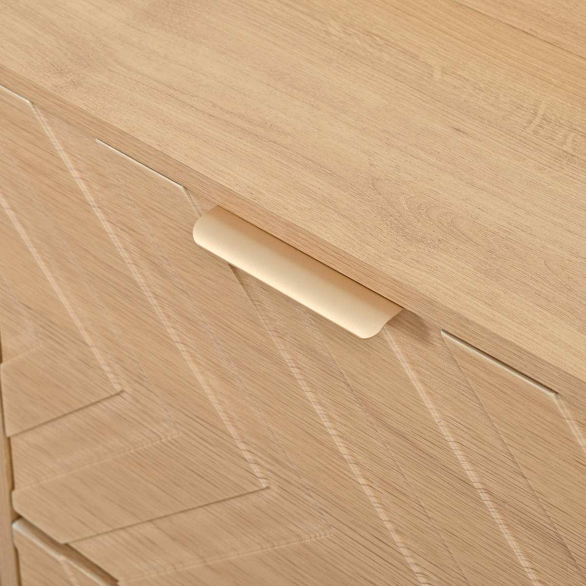 SCHUHSCHRANK aus MDF 105x24x90cm in Natur mit 4 Klappfächern - Naturfarben, Holzwerkstoff (105/90/24cm) - Modfu