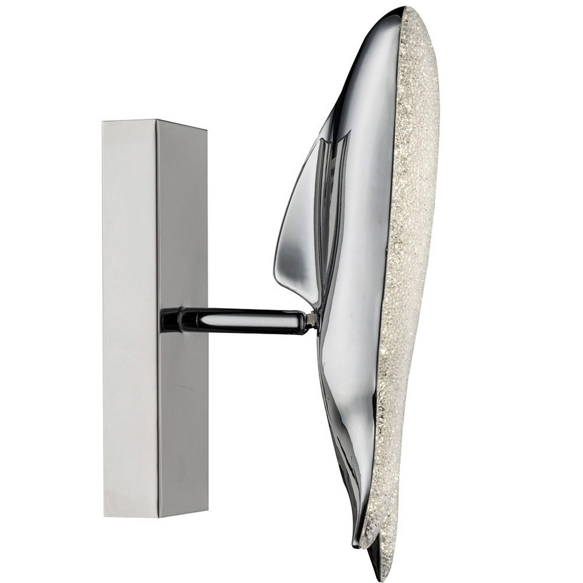 LED WANDLEUCHTE Kristall Silber PRESTON - Silberfarben, Metall (6.5/29/13cm) - Globo Lighting