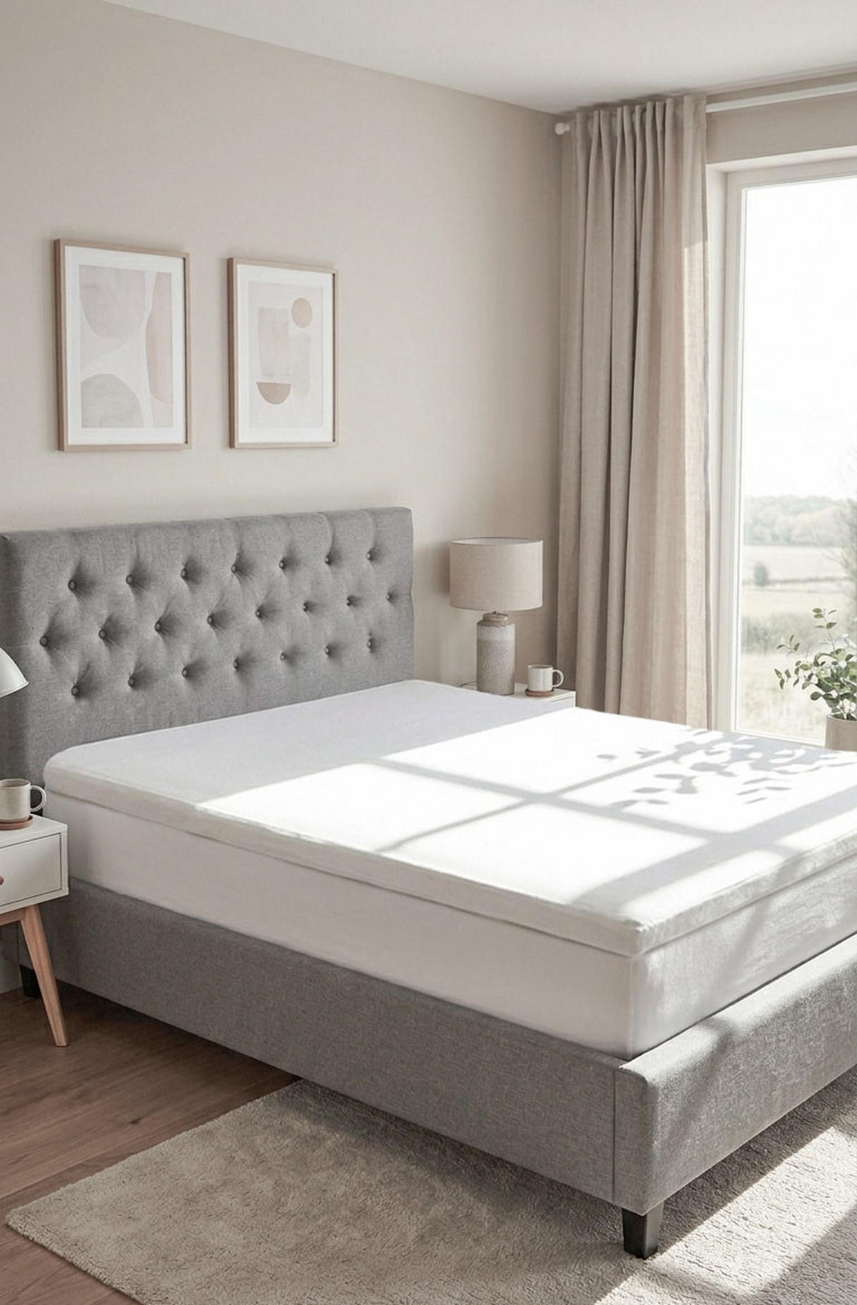 SPANNBETTTUCH Deluxe Jersey weiss, 140x200 cm - 160x220 cm - Weiß, Textil (160/220cm) - biberna