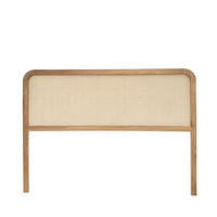 KOPFTEIL aus Geflecht und Holz L160 cm - Billy - Klares Holz - Eschefarben, Holz (160/120/4cm) - Drawer