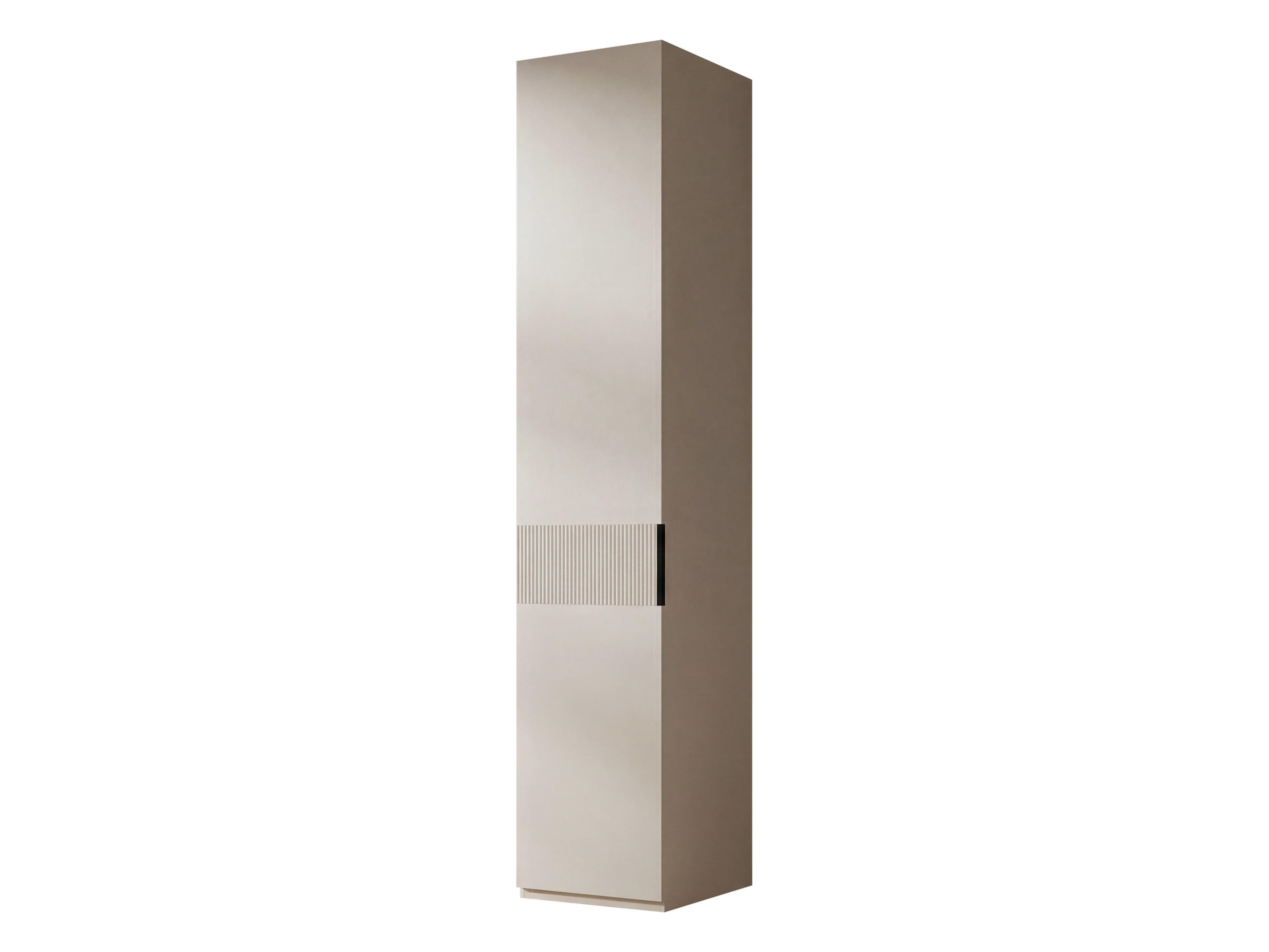KLEIDERSCHRANK Soreno 45 L-R 1D, Seite: Links - Beige, Holzwerkstoff/Kunststoff (45/237/60cm) - MIRJAN24