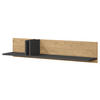 WANDREGAL Alsy AL15 - Eichefarben/Anthrazit, Holzwerkstoff (110/22/22cm) - MIRJAN24