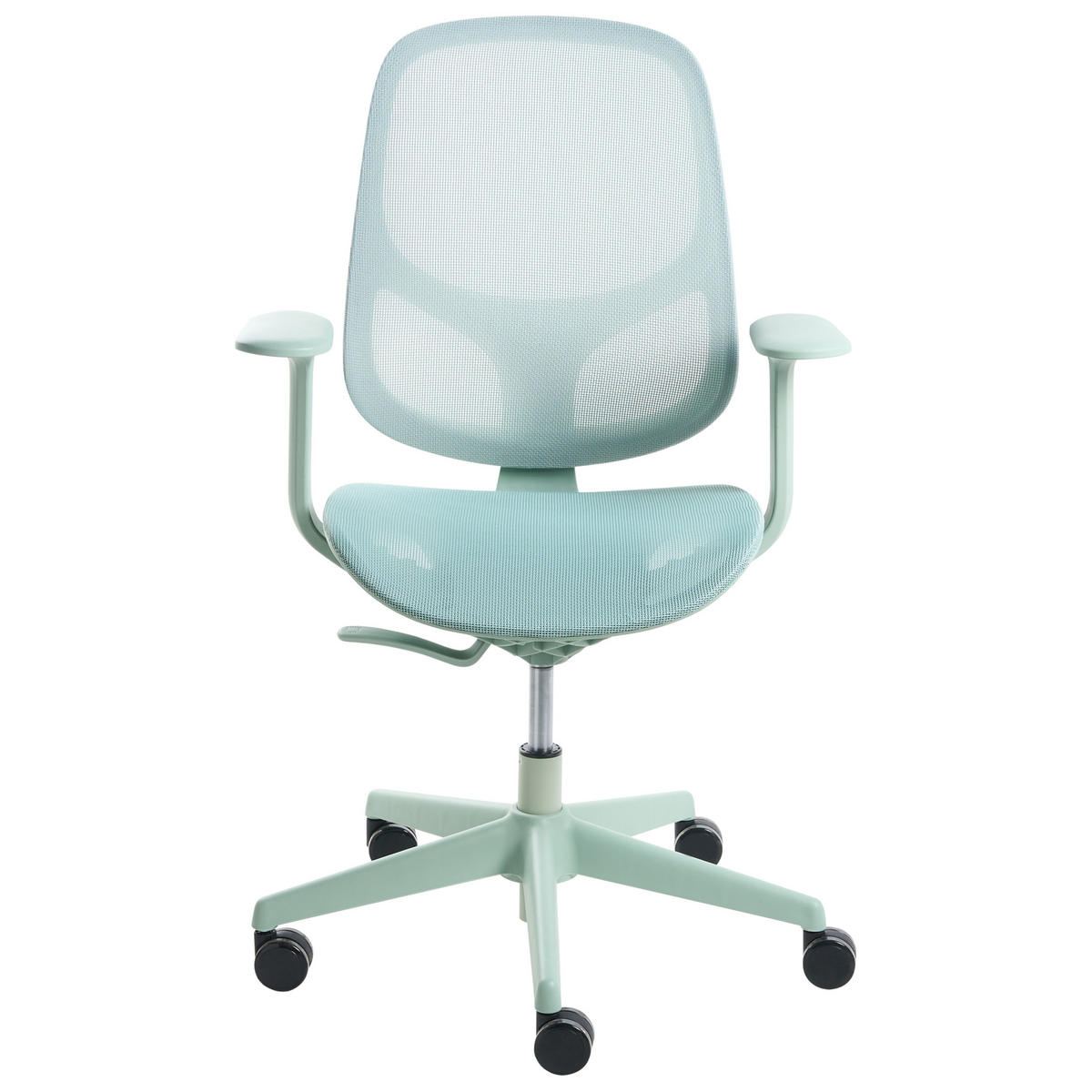 BÜROSTUHL Mintgrün Aeri - Mintgrün, Textil (60/93/60cm) - Beliani