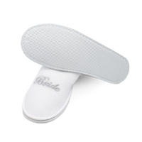 FROTTIERSLIPPER, Universalgröße, 100% Polyester, Grau - Silberfarben, Textil (5/3/29cm) - Zollner