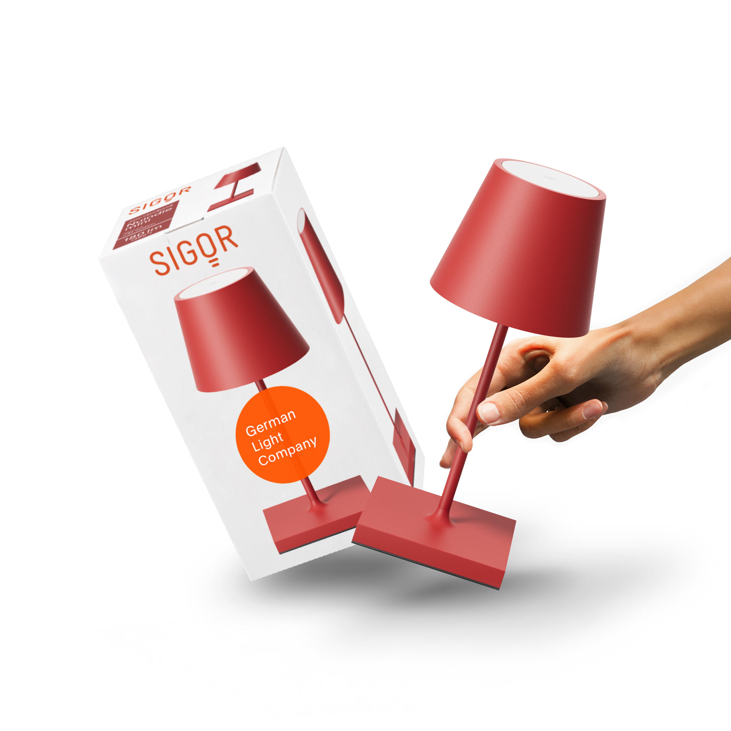 Sigor Led Rot 10x25x25 cm