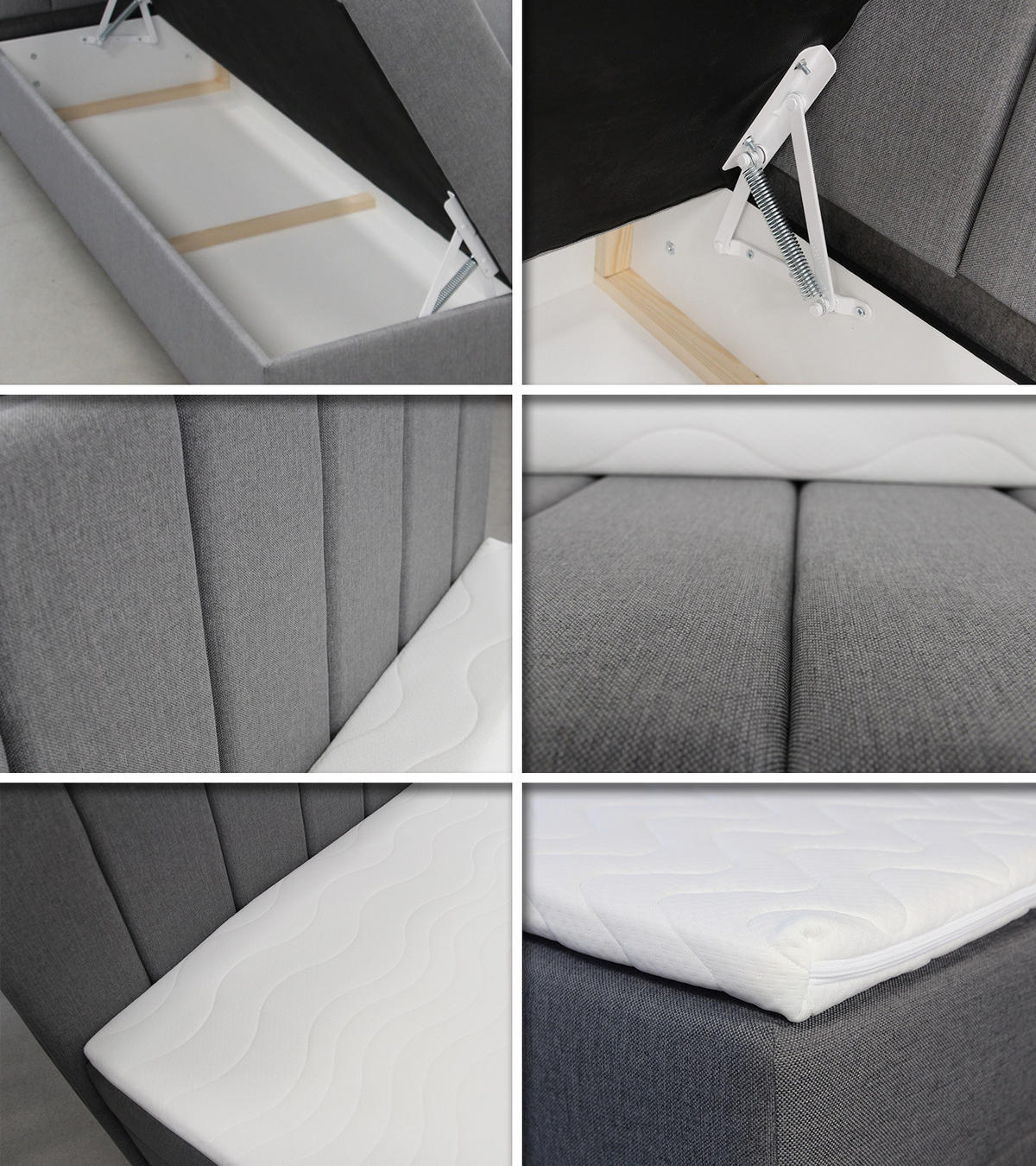 BOXBETT Star - 180x200 - grün (Kronos 19, Velvet) - Schwarz/Grün, Holz/Holzwerkstoff (180/200cm) - Sofnet