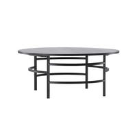 COUCHTISCH COPENHAGEN Schwarz 100x100x43 cm - Schwarz, Holzwerkstoff (100/100/43cm) - FURNLUX