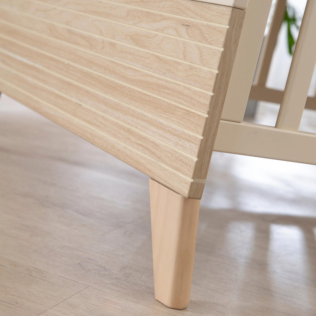 BABYMÖBEL-SET Sidney 2-teilig - Kaschmir/Eichefarben, Holz/Holzwerkstoff (143/98.5/76cm) - Roba