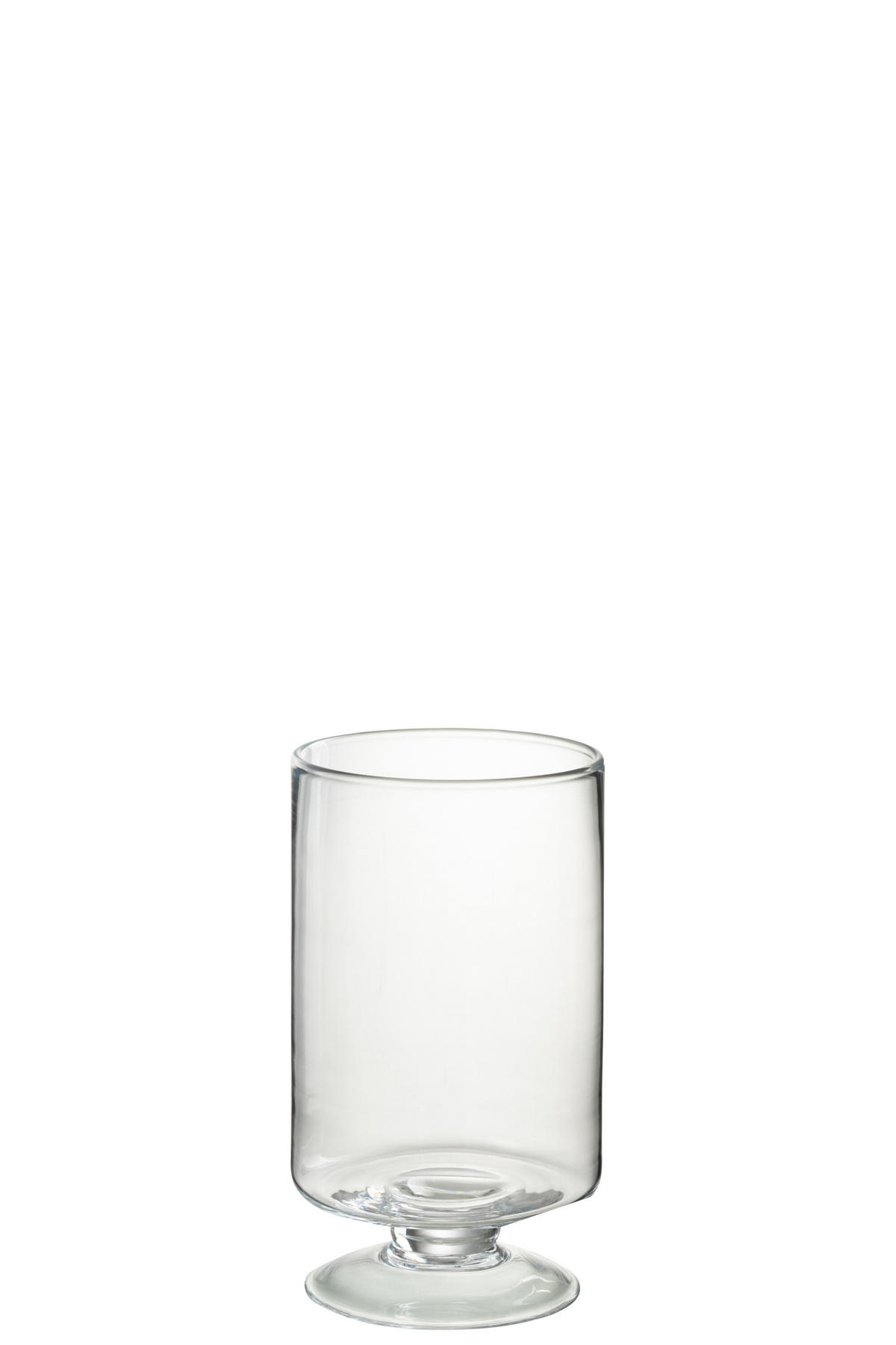 KERZENHALTER FLAMMENKELCH - Glas - Transparant - S - 2er set - Transparent, Glas (16/25cm) - J-Line