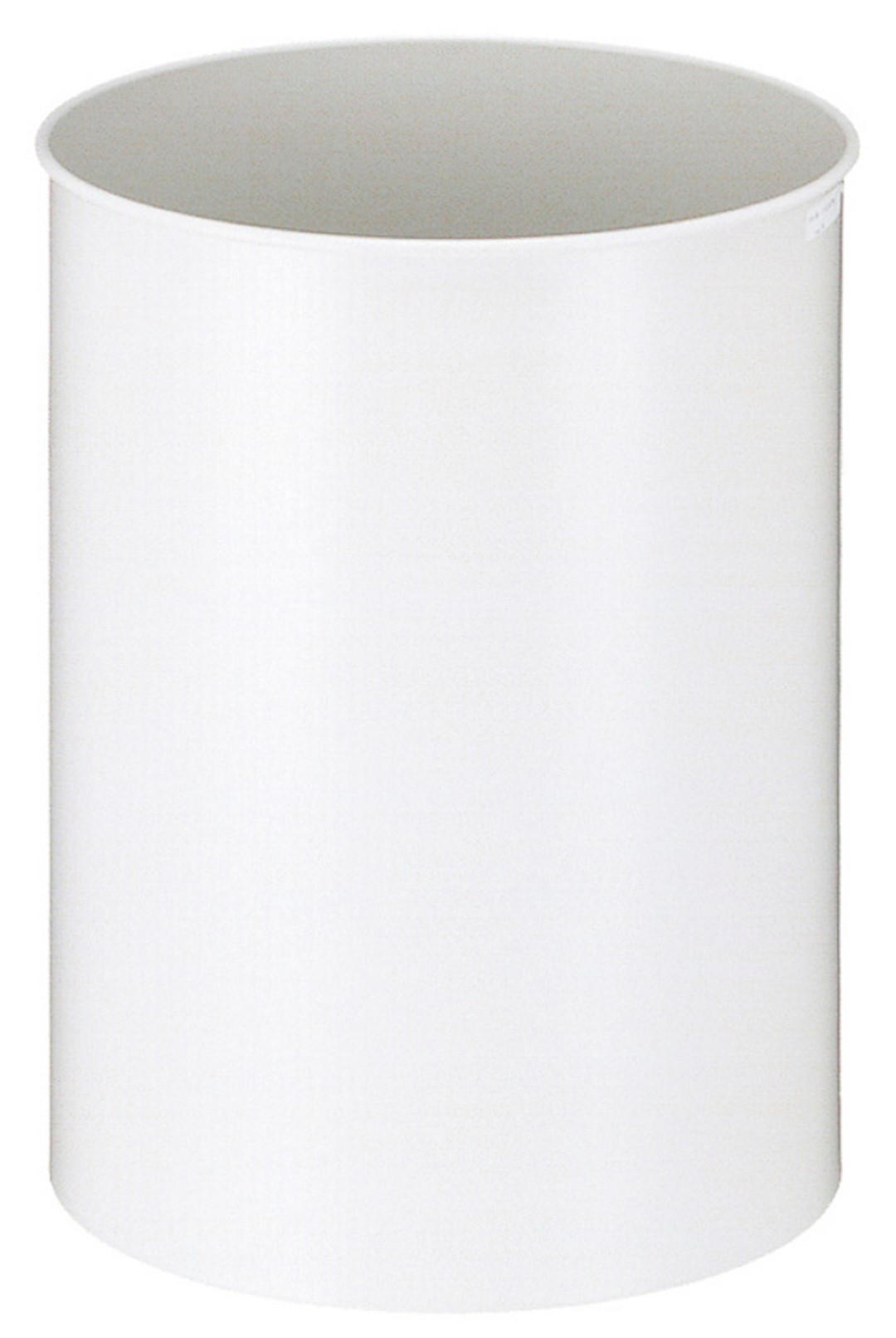 PAPIERKORB Stillvoll Metall 30 Liter 47x33,5 cm Weiß - Weiß, Metall (33.5/44/33.5cm) - PROREGAL
