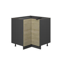 ROHOVÁ SKŘÍŇKA Fame-Line Dubový panel - antracitová/barva dubu, kompozitní dřevo (80.5/82/51.6cm) - Vicco