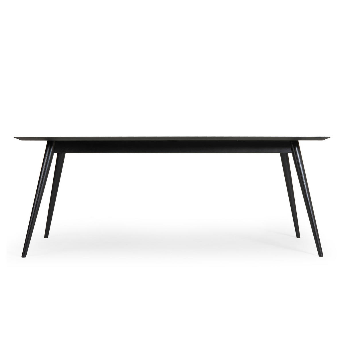 MASSIVER ESSTISCH - Massivholz - Eschefarben, Holz (90/200/75cm) - home24