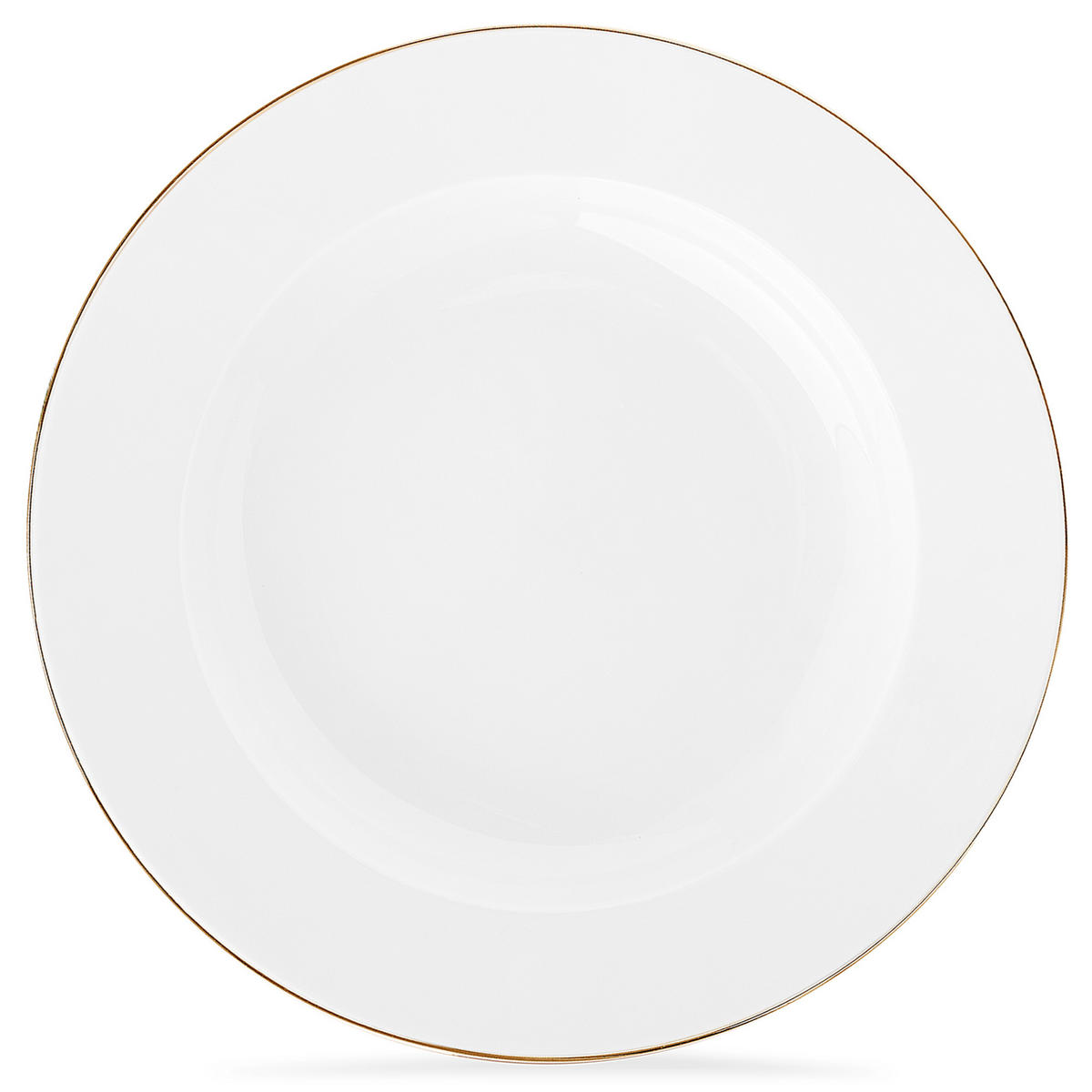 SUPPENTELLER-SET MUSCARI 6-tlg Porzellan, mit gold elementen - Goldfarben, Keramik (22.5cm) - KONSIMO®