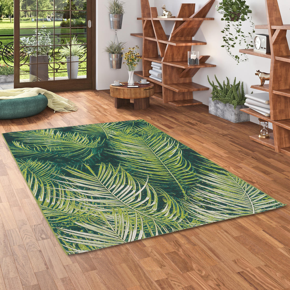 IN- UND OUTDOOR TEPPICH MALIBU - Grün, Textil (80/150cm) - Pergamon