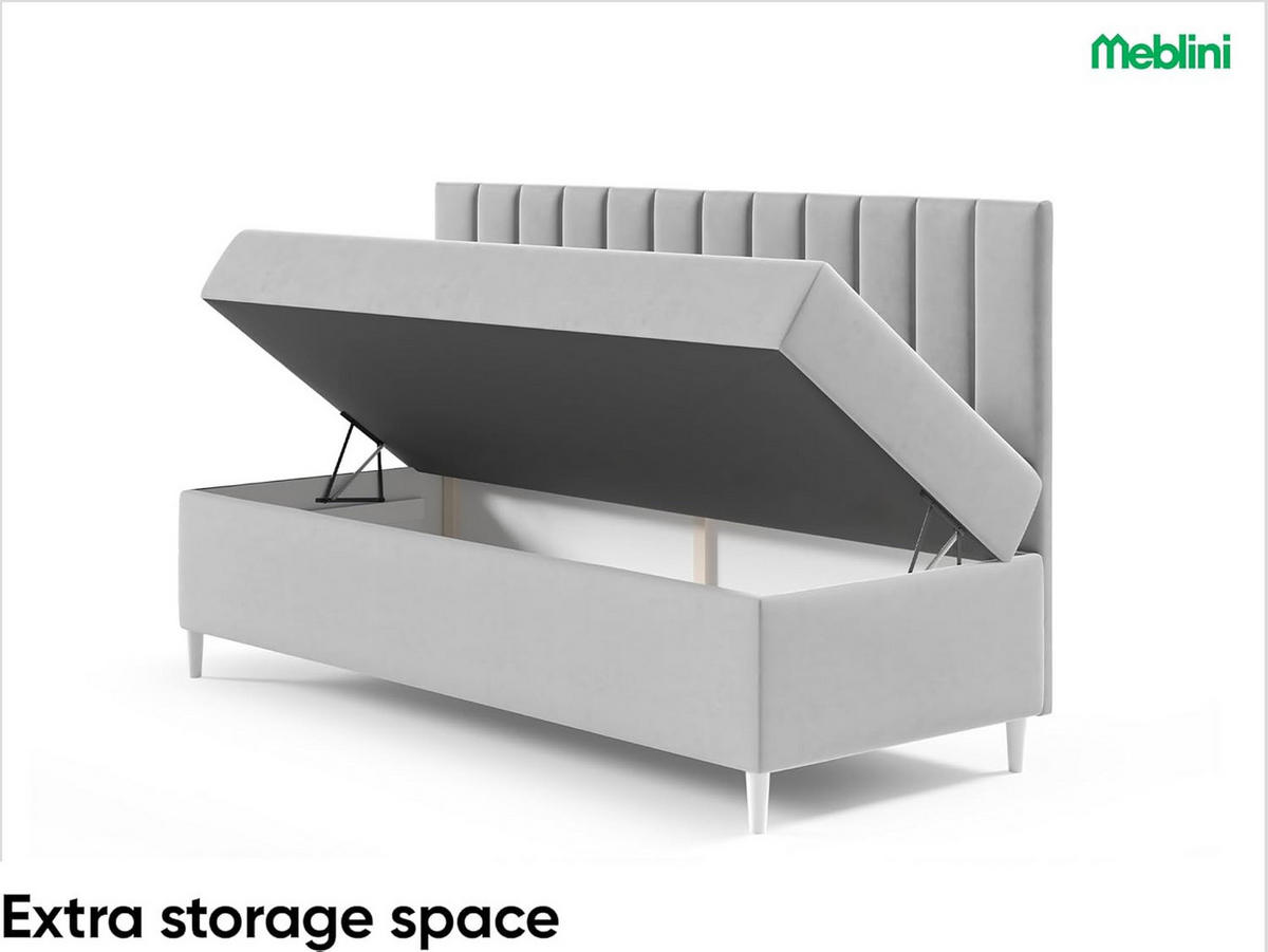 KINDERBETT MAYA 2 - Beige/Weiß, Holzwerkstoff (92/202cm) - Meblini