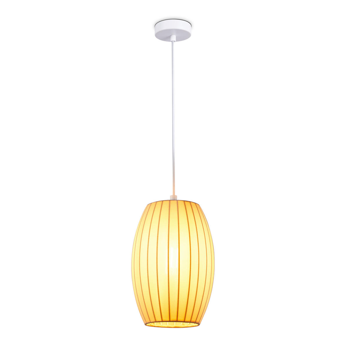 PENDELLEUCHTE Hugo Pd1 Linda - Weiß/Grau, Metall (17/17/29cm) - Paco Home