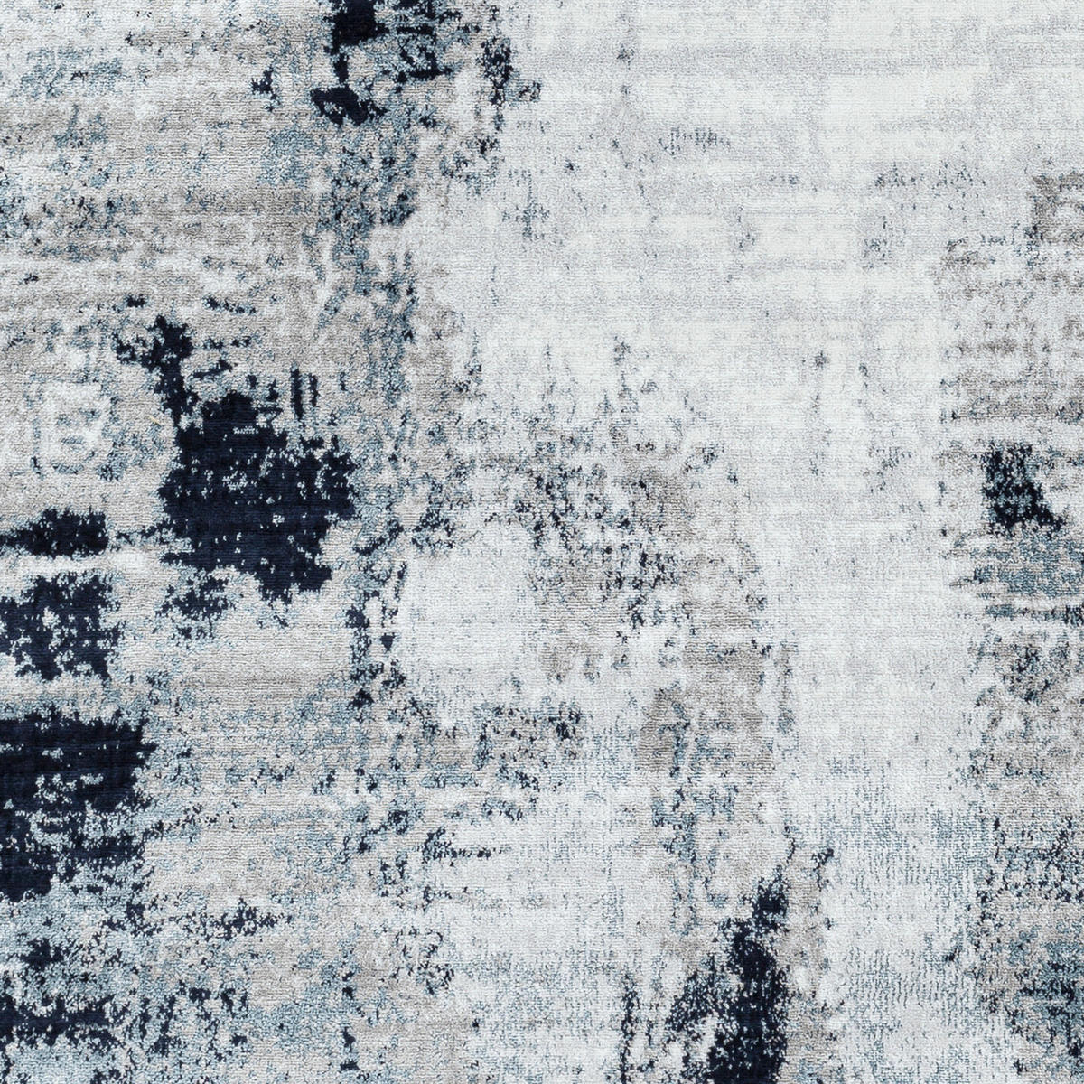 KURZFLORTEPPICH Rund Ø 160 cm Blau - Blau/Weiß, Naturmaterialien/Textil (160/160cm) - LIVABLISS