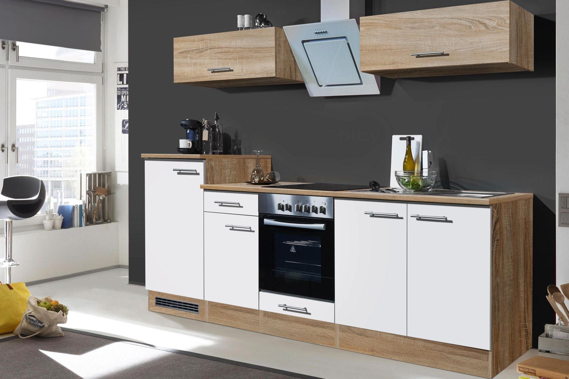 bijelo smeda kuhinja