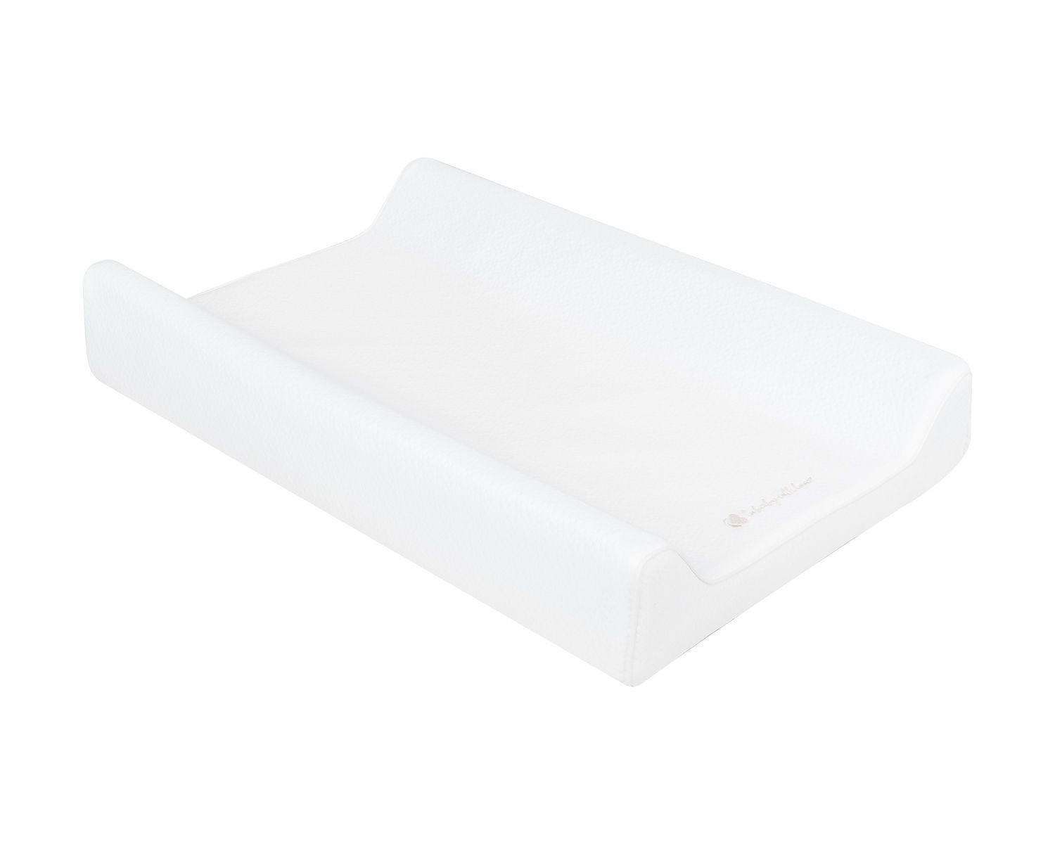 WICKELAUFLAGE Airknit 70 x 45 cm weiß uni Polyester, PVC, Memory-Schaum, skala, Reißverschluss, rutschfest - Weiß, Textil (45/70cm) - Kikka boo