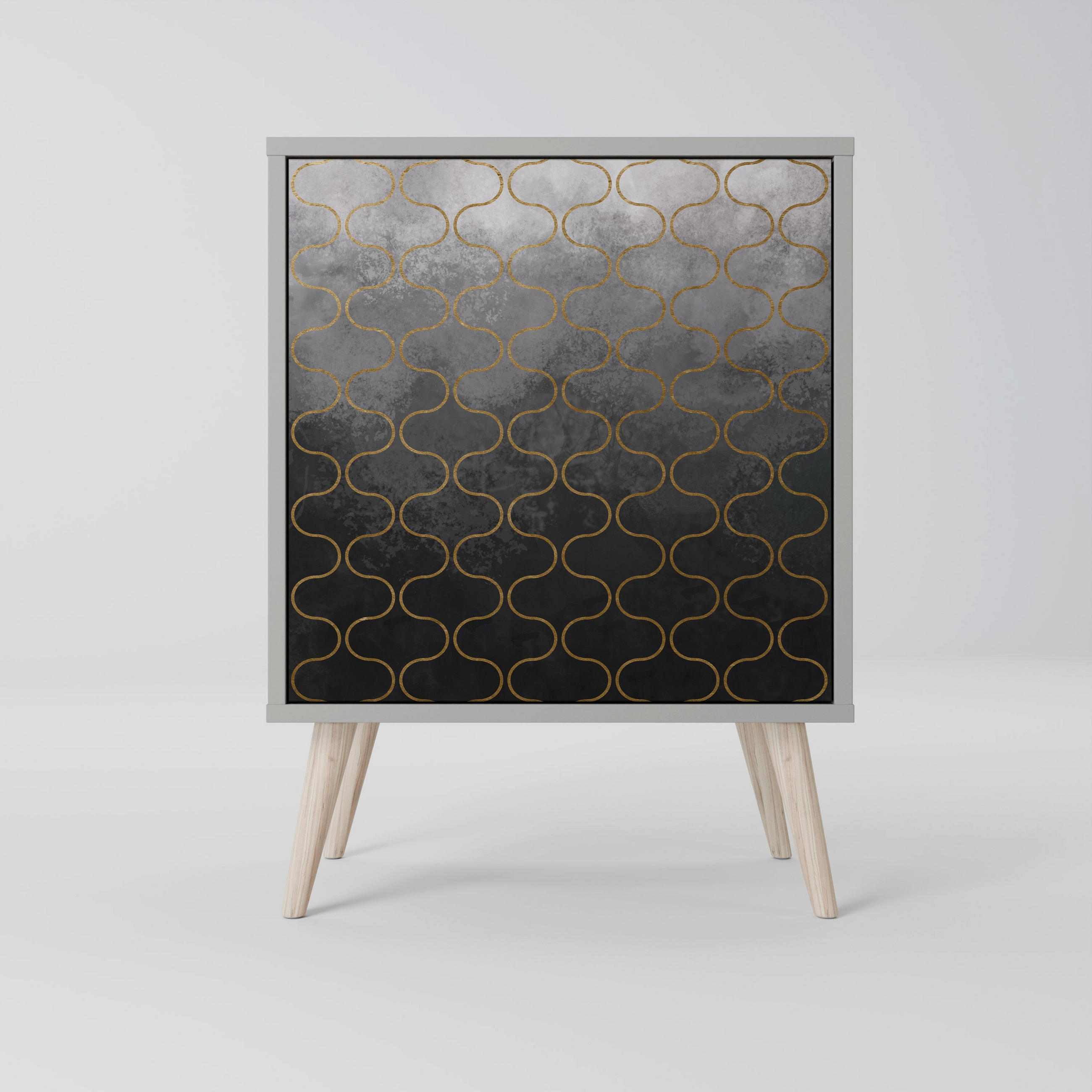 SpaceRebels Sideboard Grau 57.5x77.5x42 cm