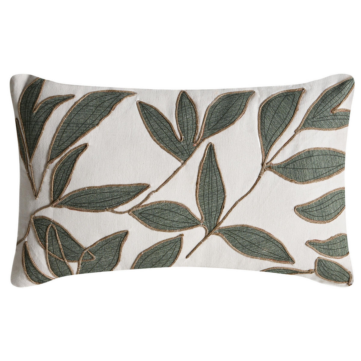 DEKOKISSEN 2er-Set Weiß 45/45 cm Lansium - Weiß, Textil (45/45cm) - Beliani