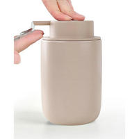 SEIFENSPENDER Keramik Khaki 350ml - Beige, Keramik (8/14/8cm)