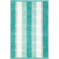 GÄSTETUCH NOBLESSE STRIPE 1087 SMARAGD - 44 - Grün, Textil (30/50cm) - Cawoe