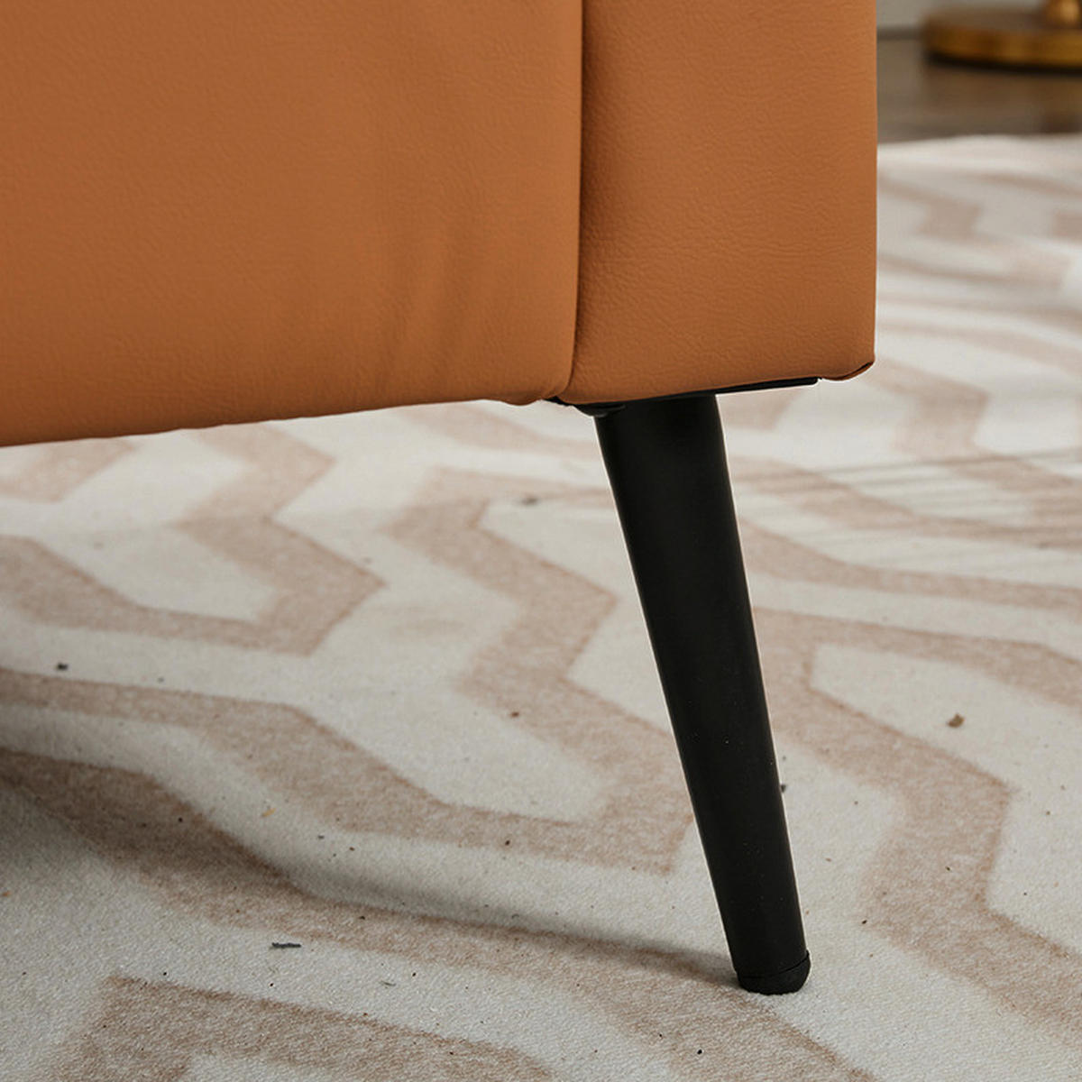 SESSEL aus Kunstleder 80x68x80 cm in Braun mit Kopf- und Lendenkissen - Braun, Textil (68/80/80cm) - Modfu