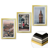 WANDBILDER 3er Set - 20x30 cm Goldrahmen - London Bridge Guardian Big Ben - Goldfarben, Kunststoff (20/30cm) - ArtPrintCave