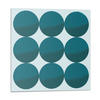 WANDPANEEL 20 Stück 20x20 cm selbstklebend Sferra - Jadegrün, Kunststoff (20/1.6/20cm) - Wallfluent