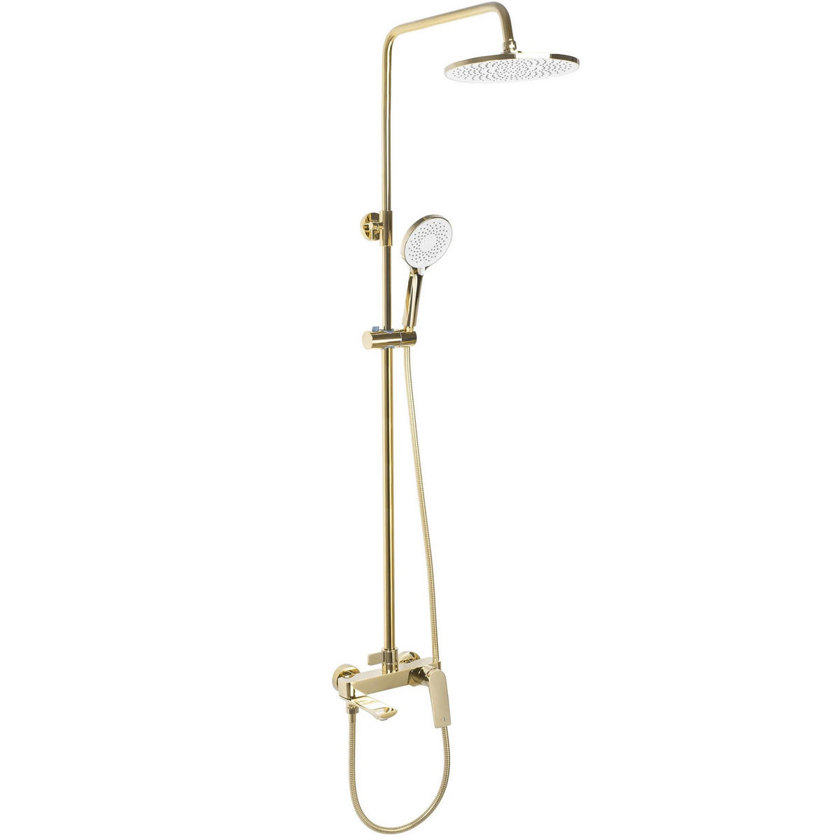 DUSCHGARNITUR Rea Avalon Gold - Goldfarben, Metall (23/153/50cm) - REA