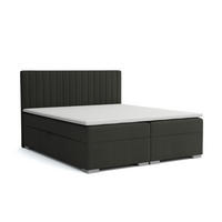 BOXBETT Sydney 180x200 Dunkelgrau - Dunkelgrau, Textil/Metall (180/200cm) - VLR BEDS