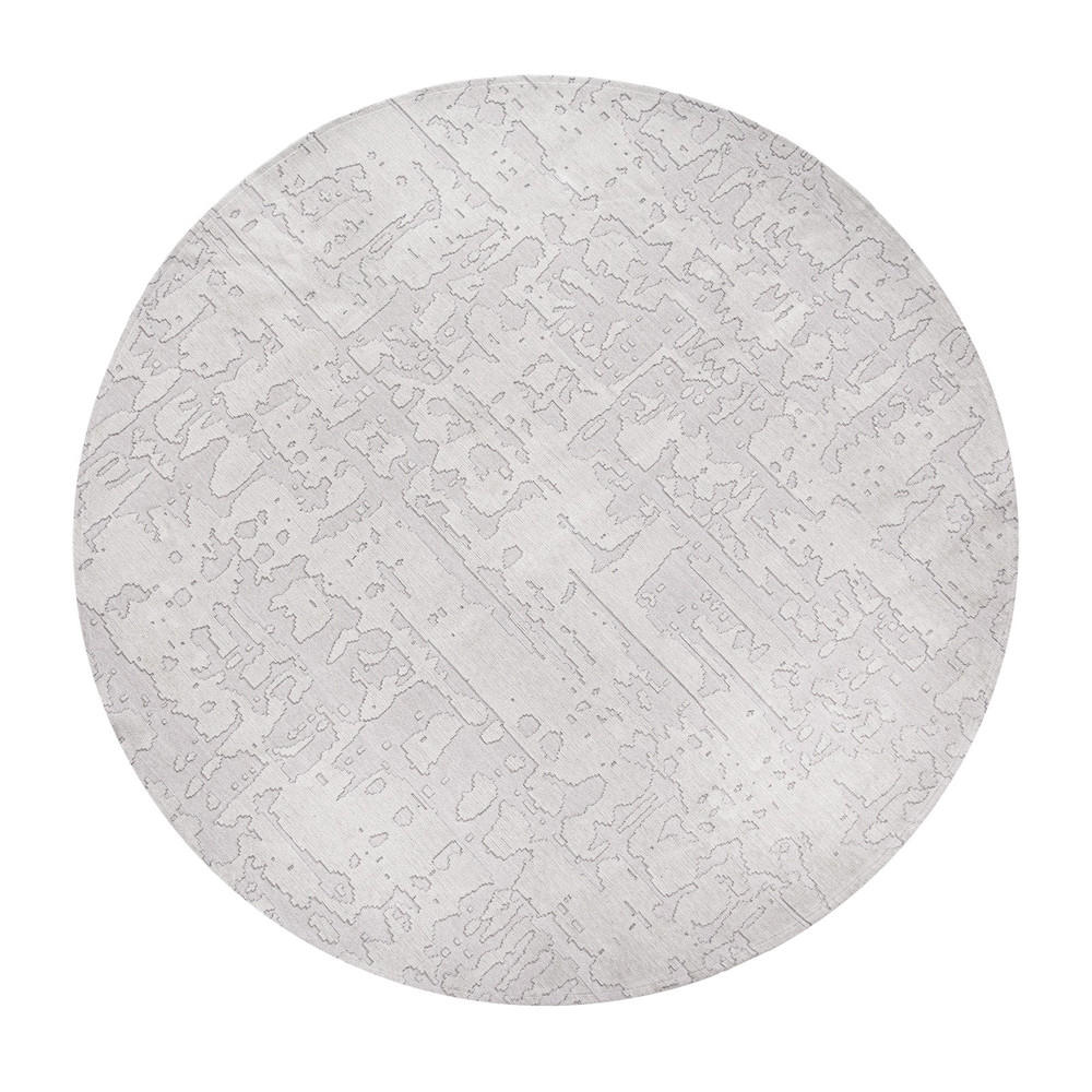 TEPPICH Tsingy Oyster Structures 240/240 cm - Grau, Textil (240/240cm) - Louis De Poortere